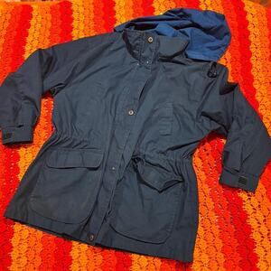 Pacific trail navy rain jacket